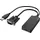 Hama VGA+USB auf HDMI Adapter 15 cm Schwarz
