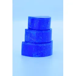 Lapislazuli Halbkreis-Aufbewahrungsdosen-Set