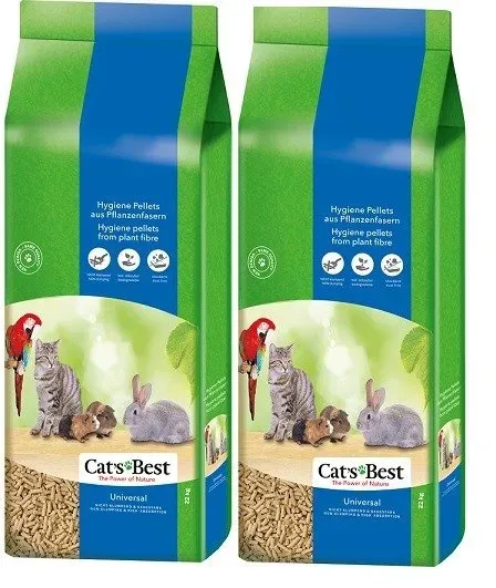 Cats Best Universal Pflanzenfaserstreu 2x40l / 2x22kg (Rabatt für Stammkunden 3%)