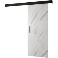 Schiebetür Komplettset - Schiebetürsystem Salwador 1 - Schiebetüren - Trennwände - Raumteiler - Innentüren, Tür 90 x 204 cm - Schiebetür Schiene - Zimmertür mit Schiebetür Griff - Saloontür