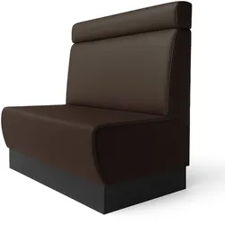 Meyer S | Gastrobank | B:H 180 x 100 cm | Braun | Kopfteil | Leder