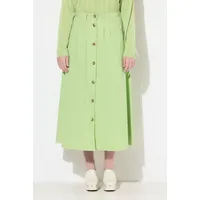 Ulla Popken Jeansrock A-Linie grün 46/48