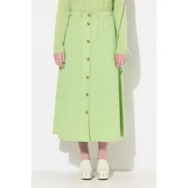 Ulla Popken Jeansrock A-Linie grün 46/48