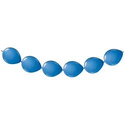 Luftballon Girlande 3m blau