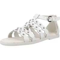 GEOX J Karly Girl Sandal, White, 32 EU