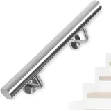 OUUTMEE Handlauf Edelstahl für Treppen 50cm Wandmontiertes Treppengeländer