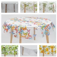 Laro Ø 140 cm Premium Line Transparente Tischdecke rund