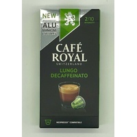 100 Cafe Royal Kapseln für Nespresso Lungo Decaffeinato 16 Sorten 5,98€/100gr.