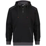 DASSY Indy Hoodie Schwarz/Anthrazitgrau L