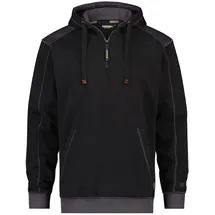 DASSY Indy Hoodie Schwarz/Anthrazitgrau L