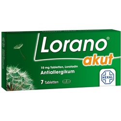 Lorano® akut - Loratadin für Deine Allergiesymptome