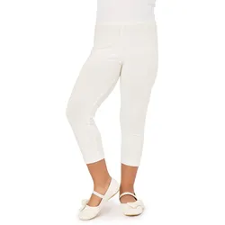 Mädchen Capri Leggings aus Baumwolle MS10-226 - Ecru - 116