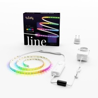 Twinkly Line Starter Kit - App-controlled RGB LED light strip. 1.5 Meters. White Strip. Extendible
