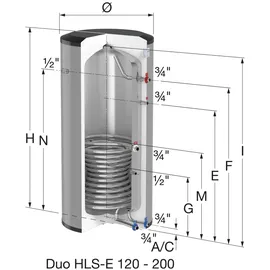 Flamco FlexTherm DUO HLS-E 150 Liter