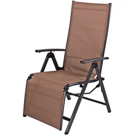 Corona Gartenstuhl 55 x 78 x 108 cm grau klappbar