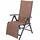 Corona Gartenstuhl 55 x 78 x 108 cm grau klappbar