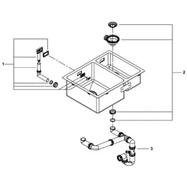 Grohe K700 Edelstahlspüle