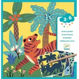 Djeco Kratzbilder: Große Tiere