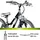 Galano GA20 24" RH 30 cm schwarz/grau 21-Gang V-Brakes