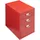 [en.casa] Kökar Rollcontainer 48 x 28 x 41 cm Rot