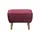 Soho Hocker Ellinor 56 x 46 x 41 cm Rot