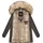 Navahoo Wintermantel Cristal beige / khaki XS