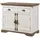 Massivmoebel24 Sideboard 107 x 90 x 45 cm Weiß