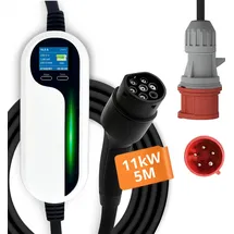 LDY 11 kW Mobile Ladestation für Elektrofahrzeuge Typ 2 16A 5m