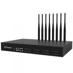 Yeastar TG800L, Schwarz, FTP, TFTP, HTTP, SSH, SIP, IAX2, 10,100 Mbit/s, 340 mm,