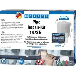 WEICON Pipe Repair-Kit, für die Notfall-Reparatur beschädigter Rohre und Leitungen, 3,5 m x 10 cm, altweiß