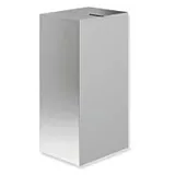 Hewi System 900 Papierabfallbehälter 900.05.002XA Edelstahl matt geschliffen, 25 l, mit Deckel