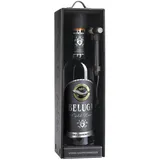 BELUGA GOLD LINE (1 x 700 ml) in hochwertiger Leder-Geschenkpackung inkl. Hammer und Pinsel, Super-Premium Vodka aus Montenegro