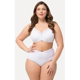 Ulla Popken Damen große Größen Übergrößen Plus Size Shaping-Maxislip, Nadelstreifen, High Waist schwarz 54+ 825700100-54+ - 54-56