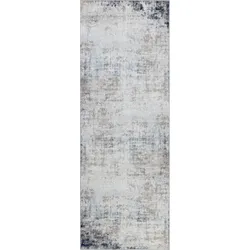 Livabliss Teppich »UTRECHT«, rechteckig, 9 mm Höhe, Designerteppich in Marmor Optik, Kurzflor Wohnzimmerteppich/Läufer Livabliss taupe B: 80 cm   1 St.