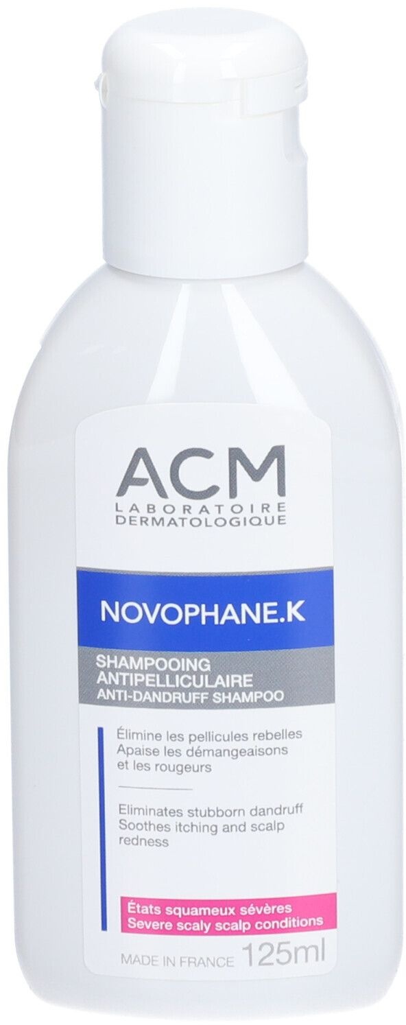 ACM Novophane.K Shampooing Antipelliculaire 125 ml shampooing