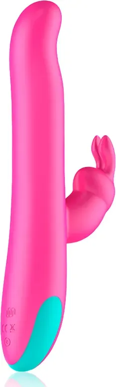 HAPPY LOKY - Pluto Rabbit Vibrator & Rotator, kompatibel mit WatchMe Wireless Technology