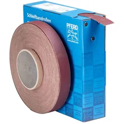 PFERD Korund Schleifbandrolle Gewebe SBR Breite 25mm für universelle Anwendung 180 - 45016018