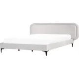 Beliani Suzette 180 x 200 cm Hellgrau
