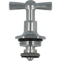 tecuro Absperrventil 3/4 Zoll DN 20 verchromt