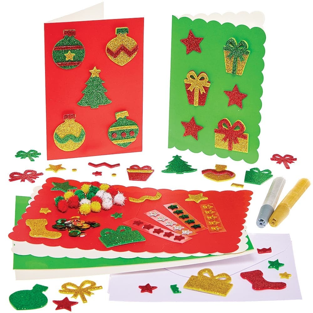 Weihnachtskarten Bastelset, 12 Stück (Jedes Kit)