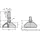 GANTER Kunststoff-Gelenkfuß GN 344 d1 100 mm,d2 M 16mm l1 138mm l3 24mm GANTER