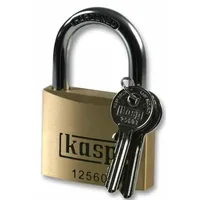 kasp K12560A1 Vorhängeschloss 60mm gleichschließend Goldgelb Schlüsselschloss