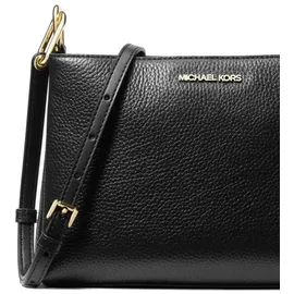 Michael Kors Trisha Medium Crossbody Leather Black