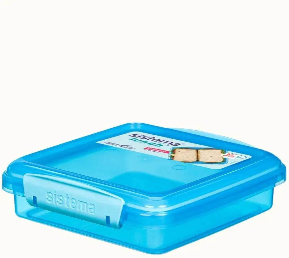 Sistema 31646 Lebensmittelaufbewahrungsbehälter Quadratisch Container 0,45 l Blau 1 Stück(e)