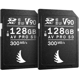 Angelbird MatchPack Canon SD V90 128 GB 2 Pack (128 GB, SDXC, U3, UHS-II), Speicherkarte
