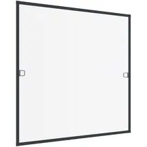 WINDHAGER Insektenschutz Plus Fenster Ultra Flat 100 x 120 cm Schwarz