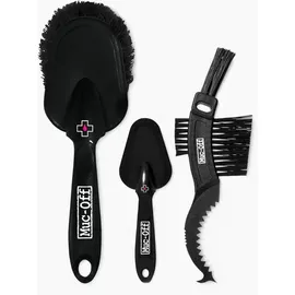 Muc-Off Muc Off Bürstenset 3-teilig Reinigungsbürsten Schwarz