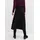 bonprix Midirock Damen Schwarz 38