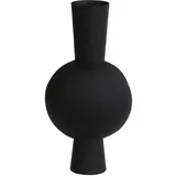 Light & Living Vase Kavandu - Schwarz - 22x14x40cm - Rund - Metall - Blumenvase - Vase für Trockenblumen - Vasen decko