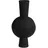 Light & Living Vase Kavandu - Schwarz - 22x14x40cm - Rund - Metall - Blumenvase - Vase für Trockenblumen - Vasen decko